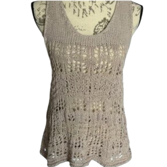 Saint Tropez West Other - SAINT TROPEZ WEST L Crotchet Tank Top Cover Up